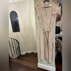 Light tan Karlie midi dress